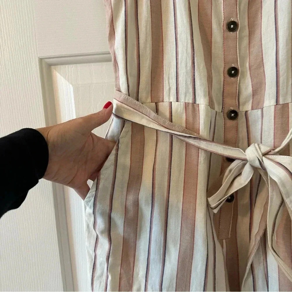 Billabong Sandy Toes Cotton Flax Jumpsuit - Picture 7 of 13